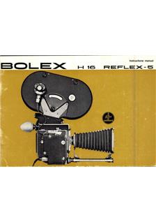 Bolex H 16 Reflex 5 manual. Camera Instructions.